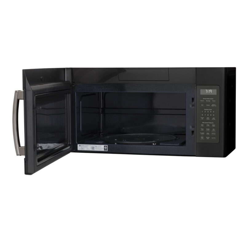 GE 1.9 Cu. Ft. Over-the-Range Sensor Microwave Oven in Black Slate - Image 2