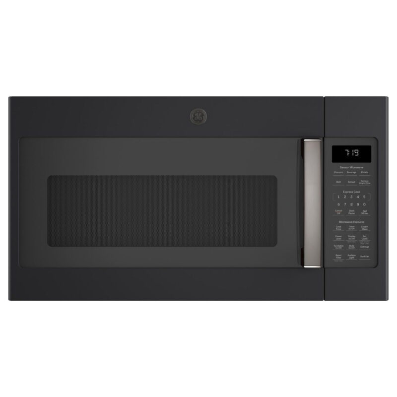 GE 1.9 Cu. Ft. Over-the-Range Sensor Microwave Oven in Black Slate