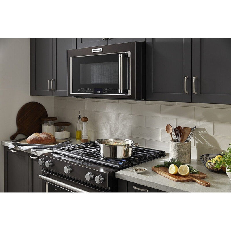 Kitchenaid Over-the-Range Convection Microwave in Black Stainless - Image 4