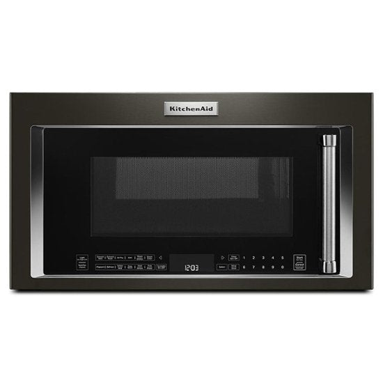 Kitchenaid Over-the-Range Convection Microwave in Black Stainless