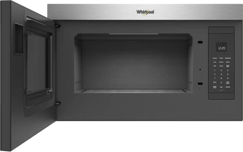 Whirlpool 1.1 Cu. Ft. Flush Mount Microwave with Turntable-Free Design - Image 2