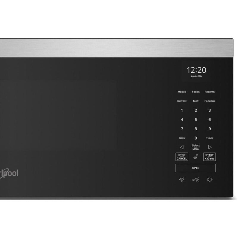 Whirlpool 1.1 cu. ft. Low Profile Microwave Hood Combination in Fingerprint Resistant Stainless Steel - Image 3