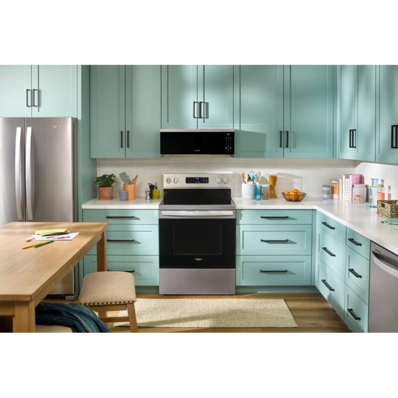 Whirlpool 1.1 cu. ft. Low Profile Microwave Hood Combination in Fingerprint Resistant Stainless Steel - Image 5