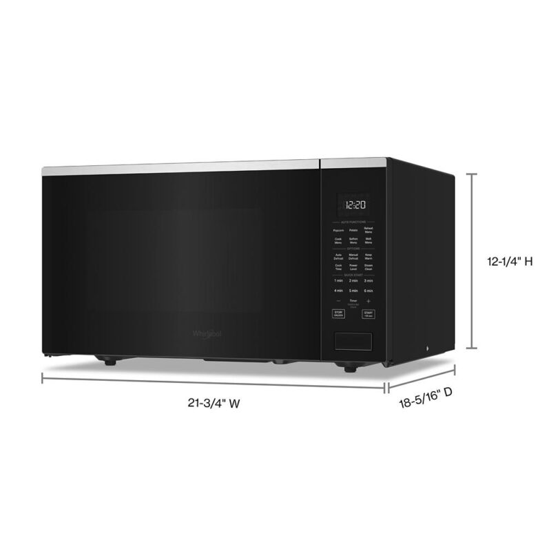 Whirlpool 1.6 cu. ft. Sensor Cooking Countertop Microwave - Fingerprint Resistant Stainless Steel - Image 3