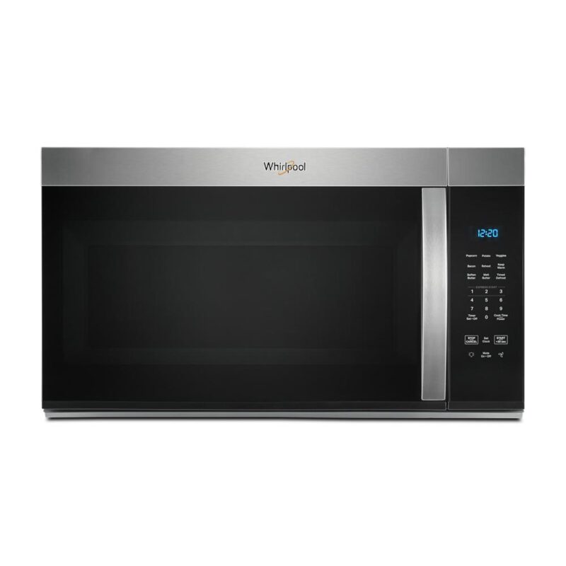 Whirlpool 30' W 1.7 cu. ft Over the range Microwave with 1000-Watts Cooking Power - Fingerprint Resistant Stainless Steel